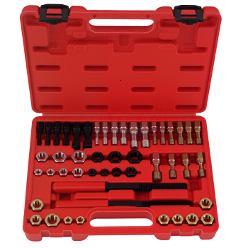 48pc Metric SAE Thread Kit for Vehicle Engine Repair M6-M14 UNC UNF Tool Set