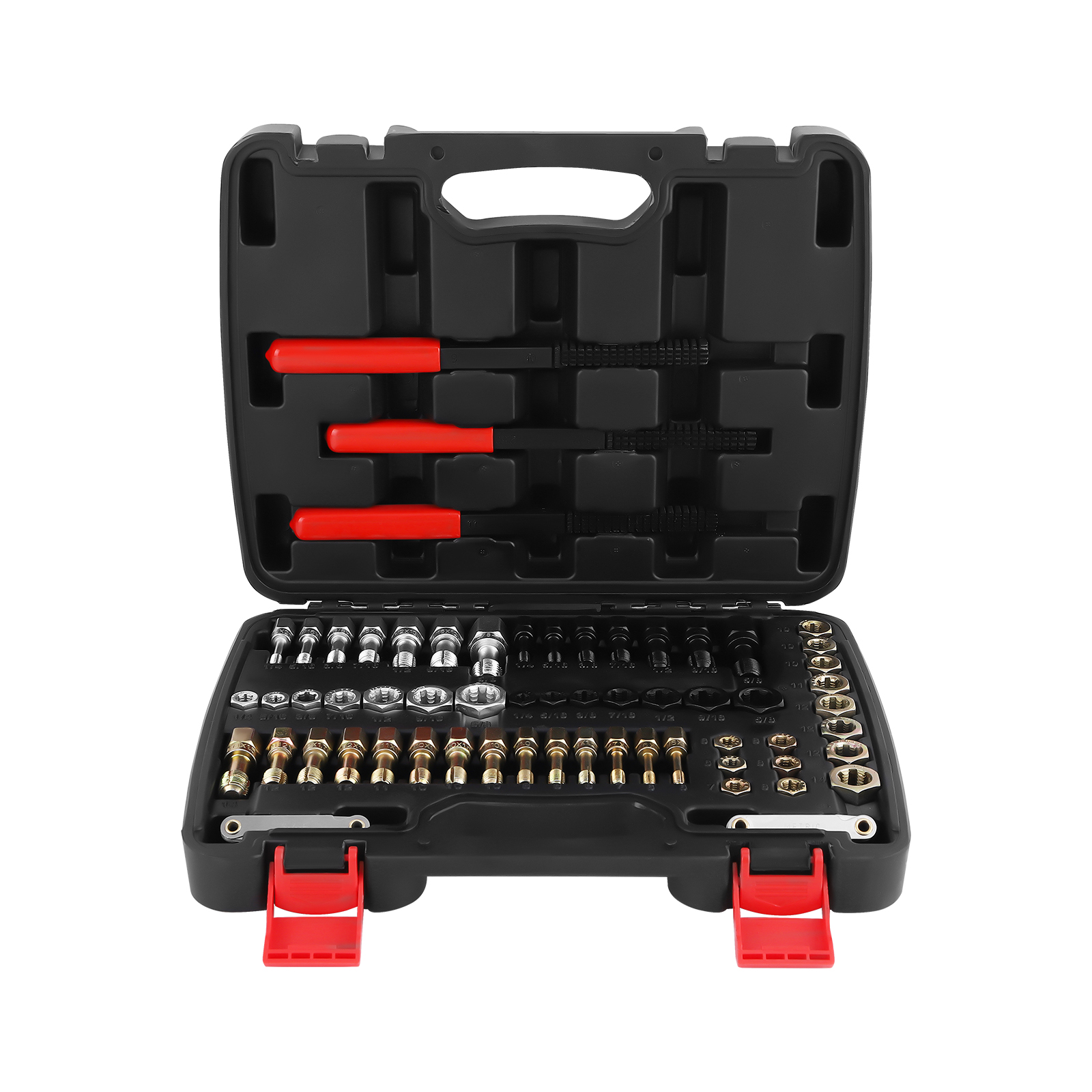 61pc Thread Restoration Set Heat-Treated Steel M6-M14 + 1/4-5/8 SAE Files
