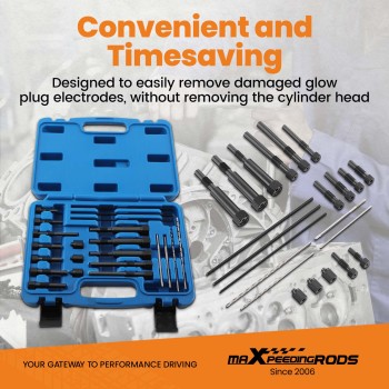 M8 M10 Kit Extracteur Bougie de Préchauffage Kit extracteur électrode Outils