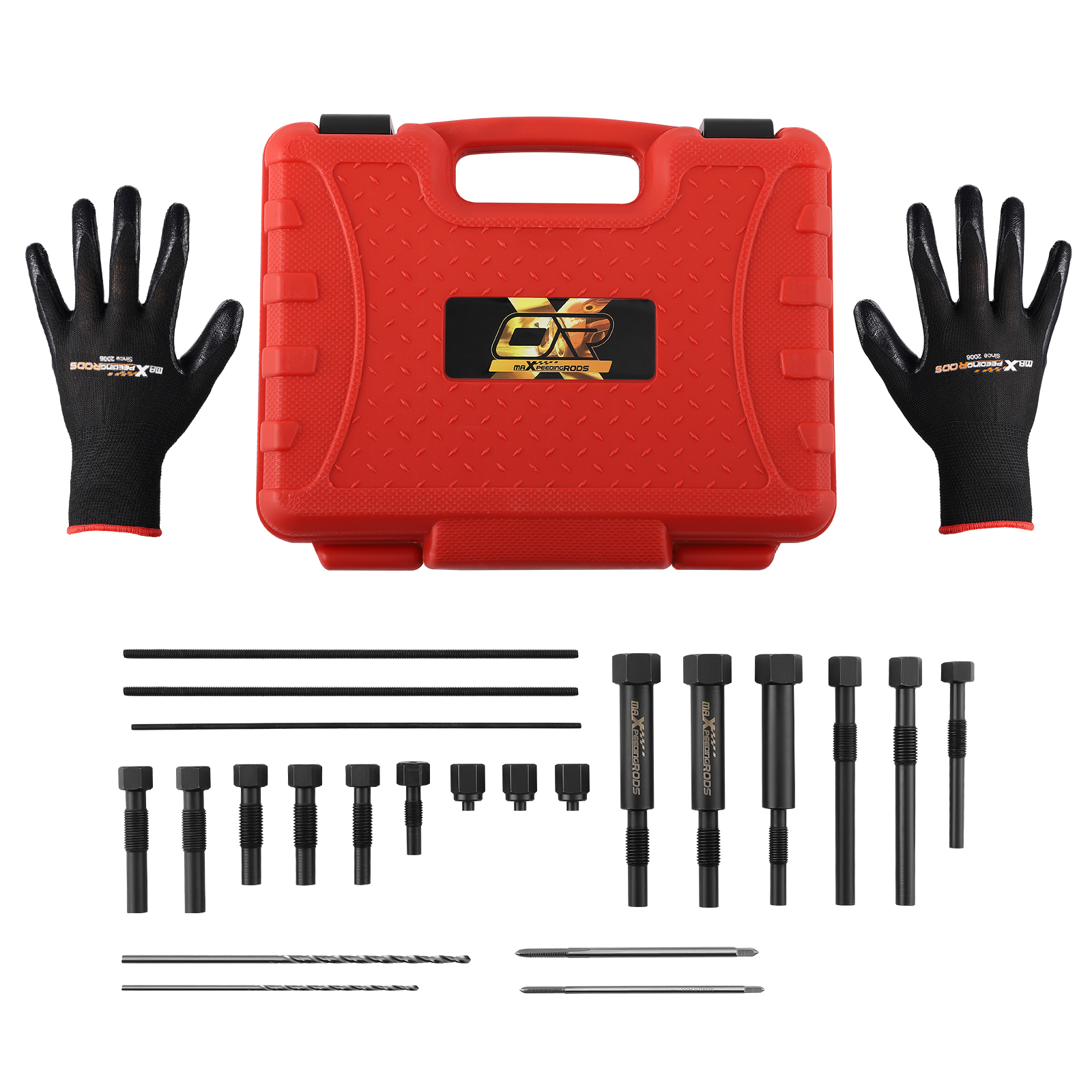 Glow Plug Electrodes Removal Extracting Remover Tapper Tool Kit M8 M10 Threads