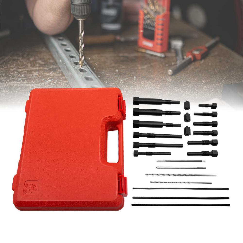 For Damaged Broken Glow Plugs M8 M10 22PCS Glow Plug Electrodes Removal Tool kit