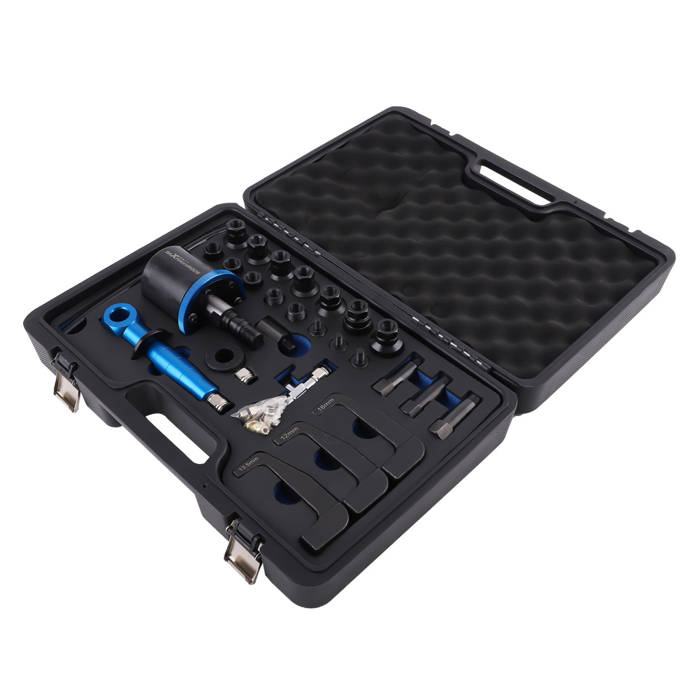 Estrattore pneumatico per rimozione iniettori Diesel Air Tool 19 adattatori