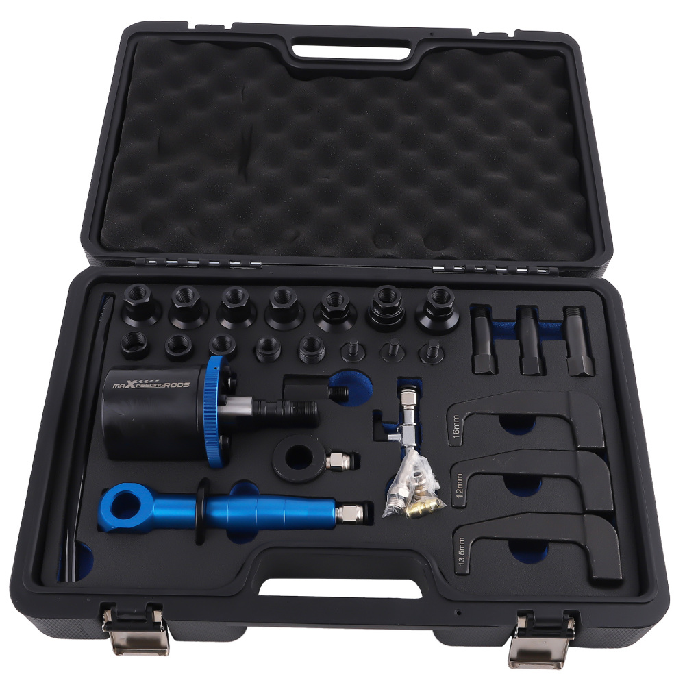 Estrattore pneumatico per rimozione iniettori Diesel Air Tool 19 adattatori