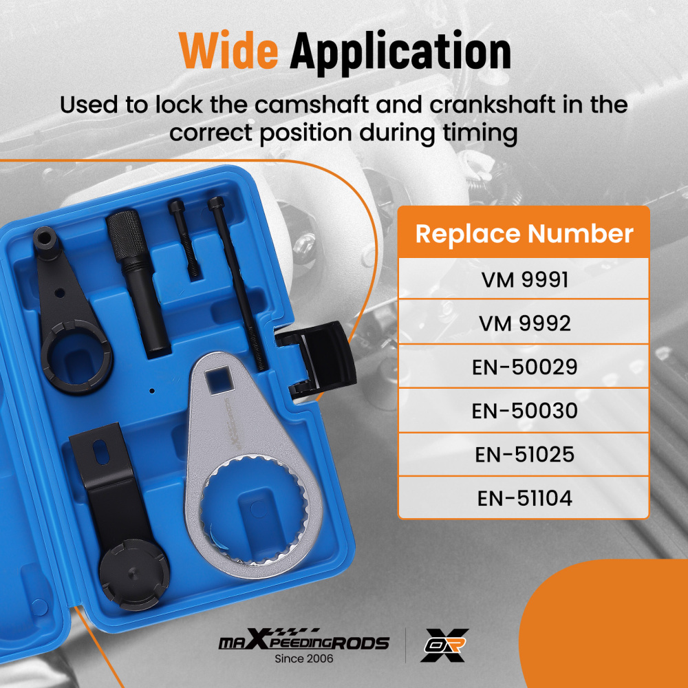 Car Engine Timing Crank Locking Lock Repair Tool For 2.8L VM9991 VM9992