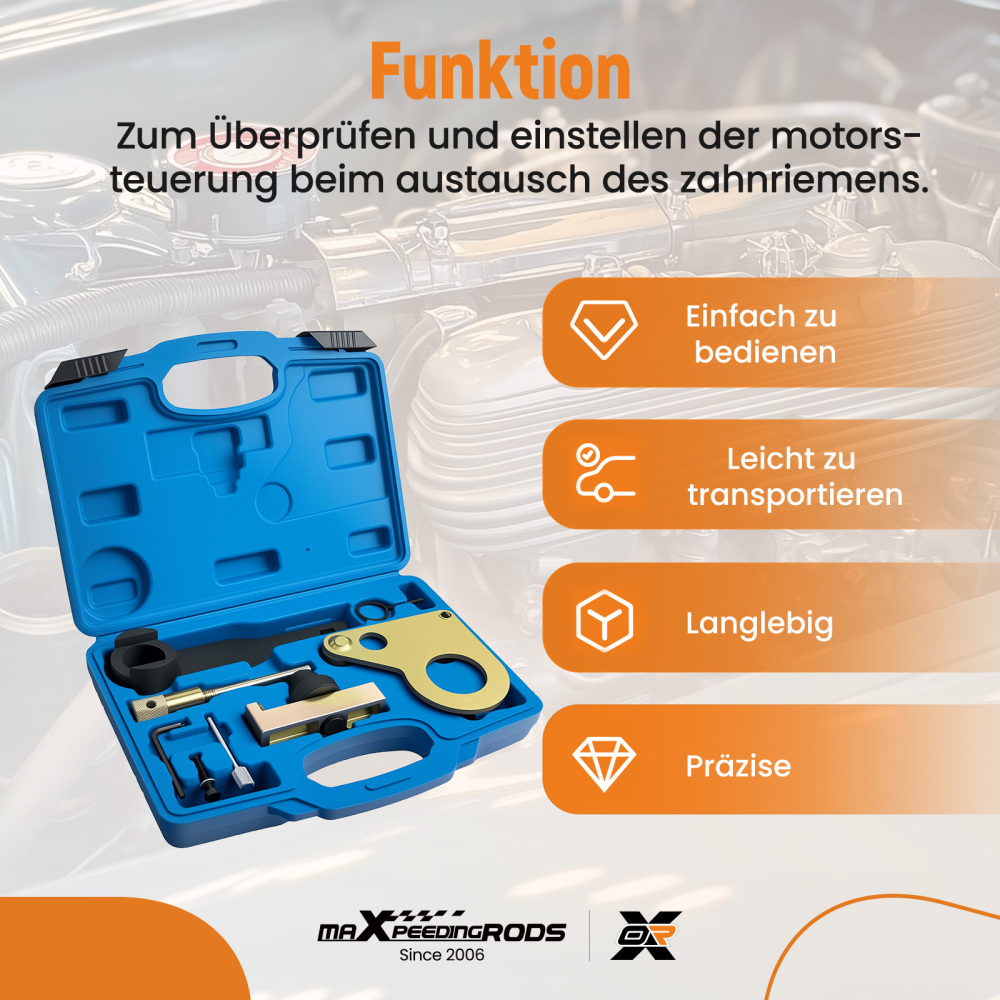 Timing Setting Tool Kit compatible for Renault 2.0 DCi M9R Megane Laguna Espace Traffic