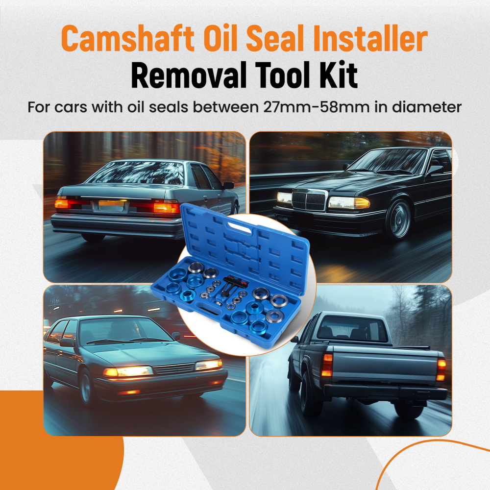 Crankshaft Camshaft Oil Seal Remover Installer Adapters Tool Kit