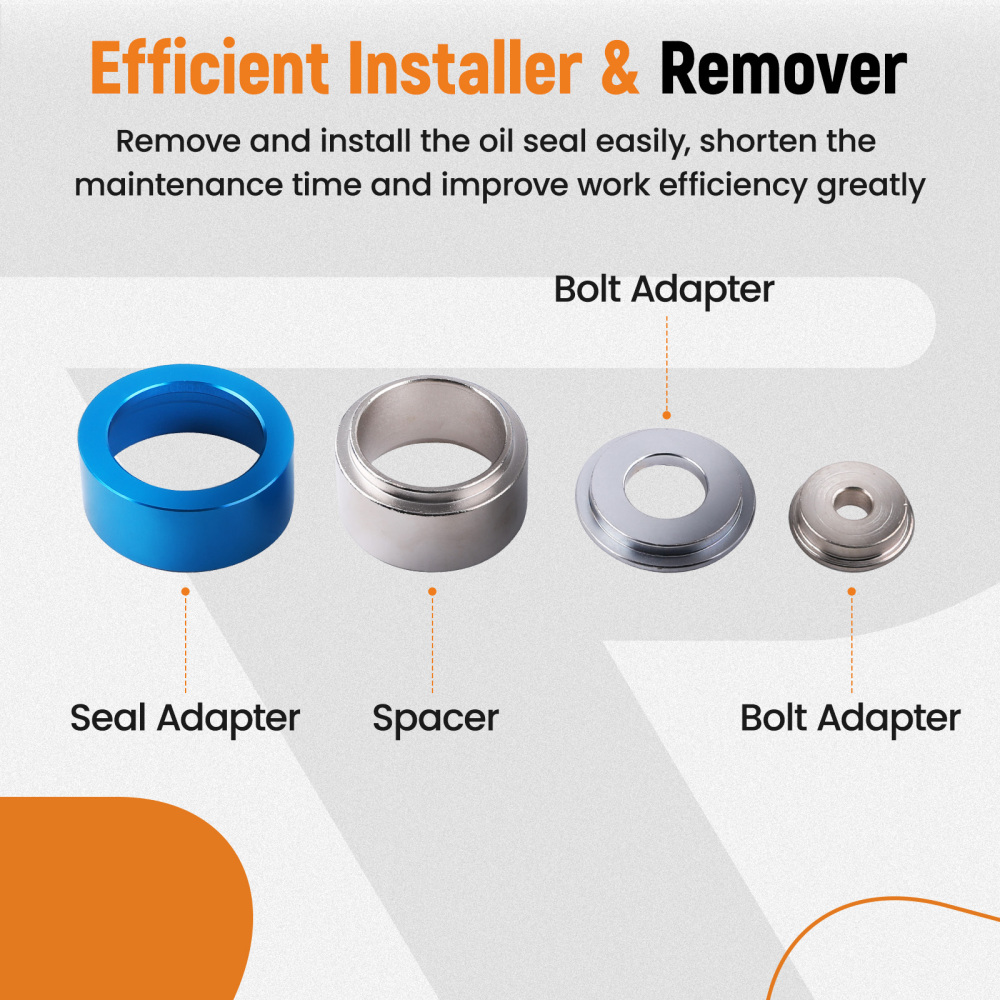 Crankshaft Camshaft Oil Seal Remover Installer Adapters Tool Kit