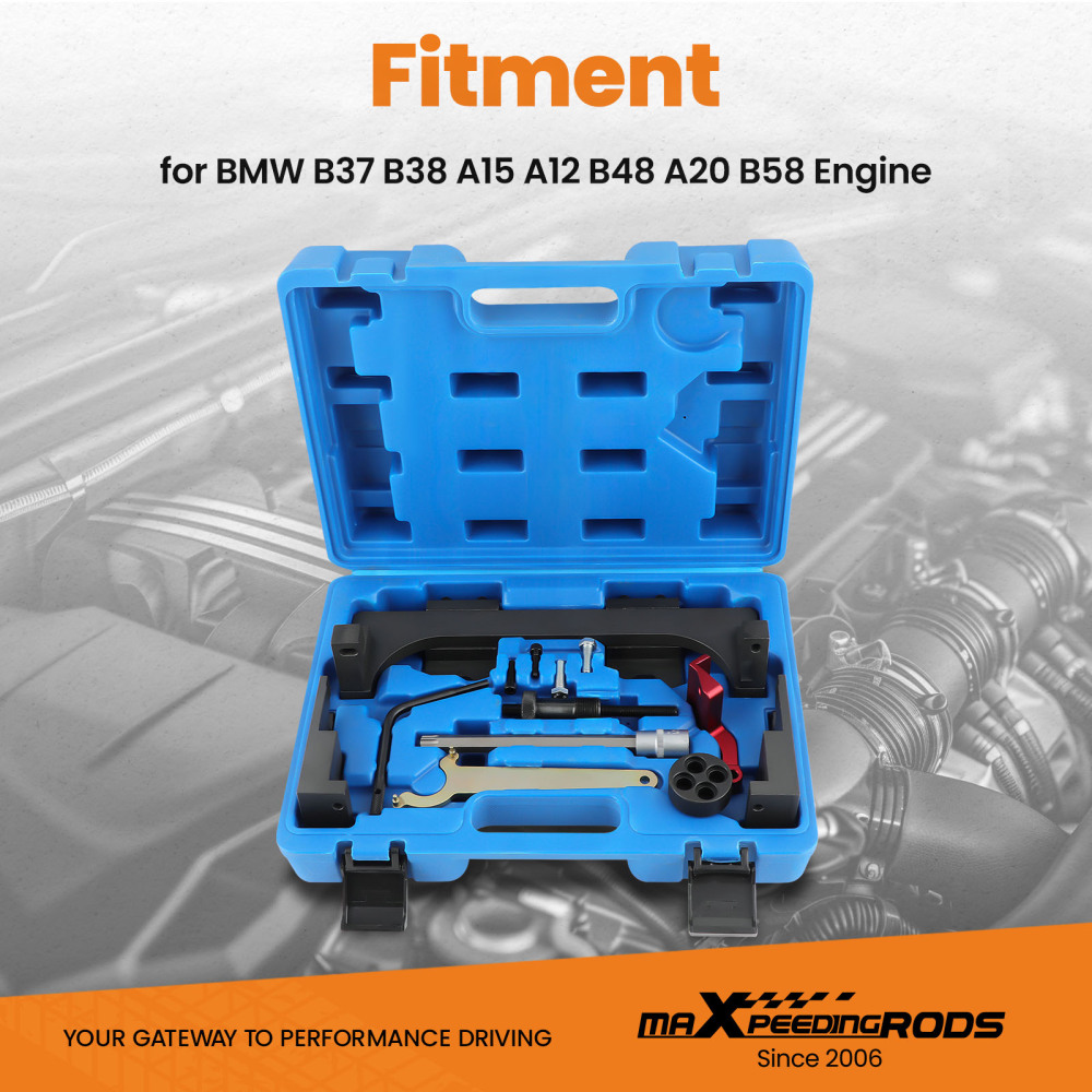 13pcs Engine Camshaft Adjust Timing Tool Kit compatible pour BMW MINI B38 A15 A12 B48 B58