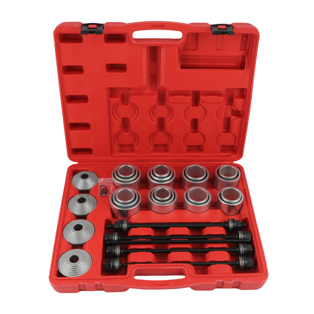 Pull Press Sleeve Kit 36 pcs Bush and Bearing Removal Tool Set Stop plate discs