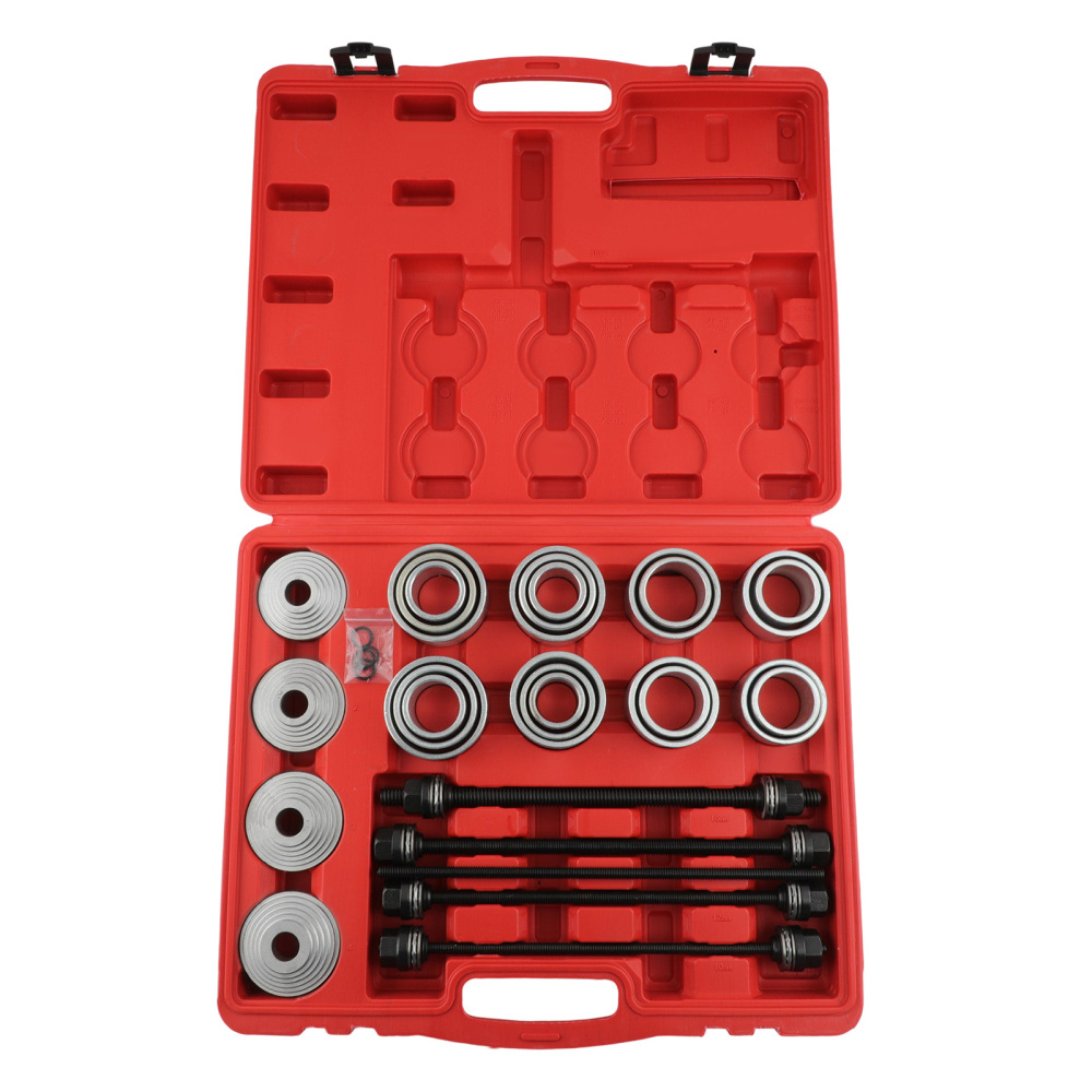 Pull Press Sleeve Kit 36 pcs Bush and Bearing Removal Tool Set Stop plate discs