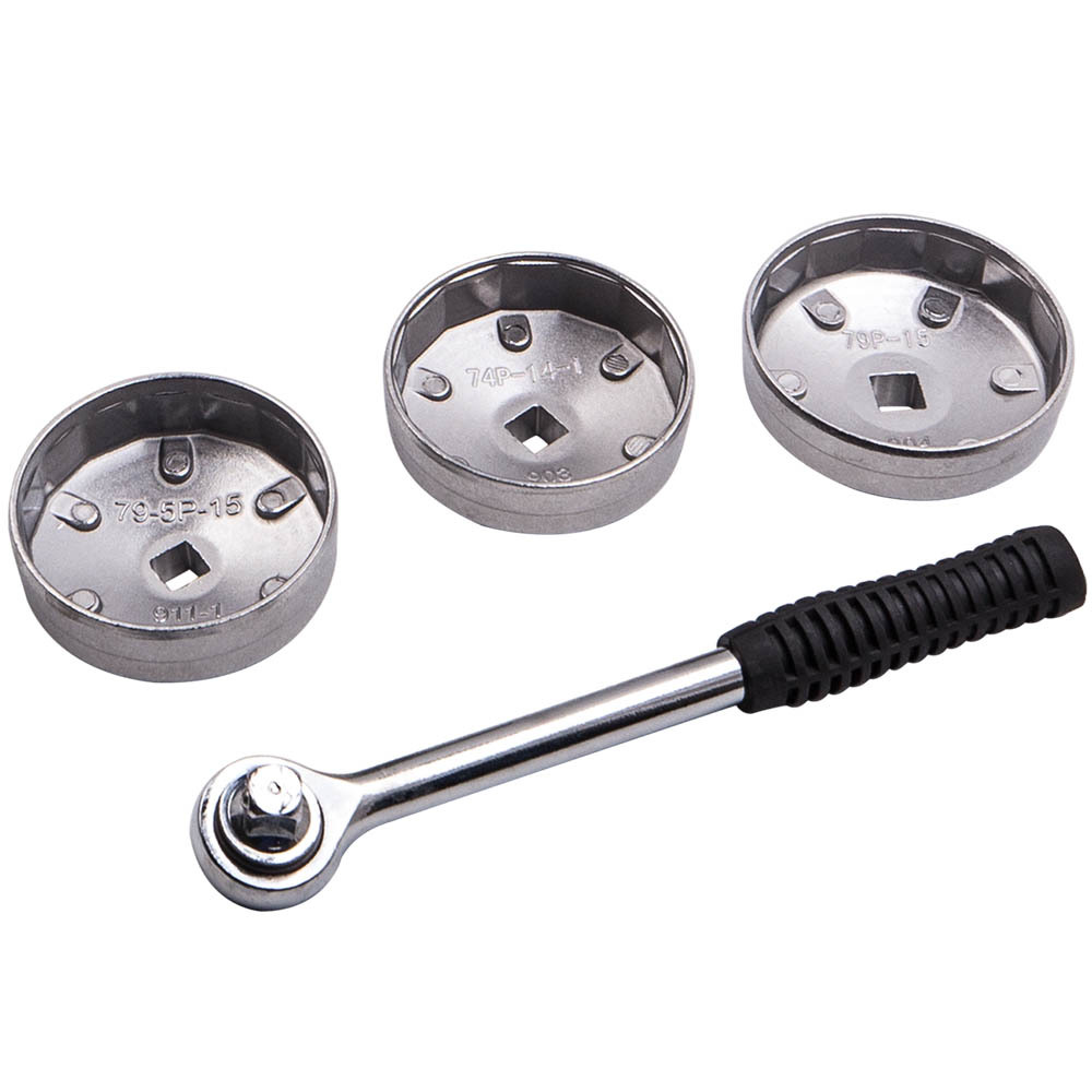 Oil Filter Wrench Socket Removal Remover Cup Cap Tool Set compatible for Ford Compatible for Audi