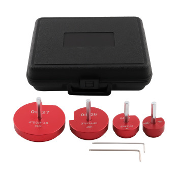 4 Plastic Pipe Fitting Reamer Kit fit into standard 1/2 drills 3/8 for PPRK4