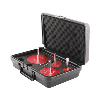 4 Plastic Pipe Fitting Reamer Kit fit into standard 1/2 drills 3/8 for PPRK4