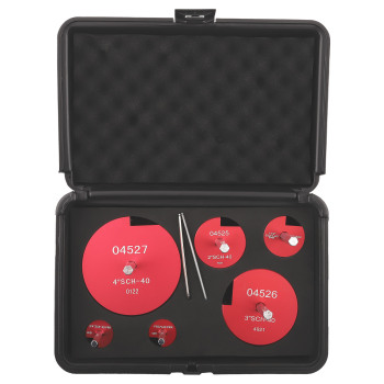 6 Piece Plastic PVC Pipe Fitting Saver Kits Fits into standard 1/2 inch drill