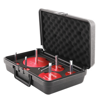 6 Piece Plastic PVC Pipe Fitting Saver Kits Fits into standard 1/2 inch drill