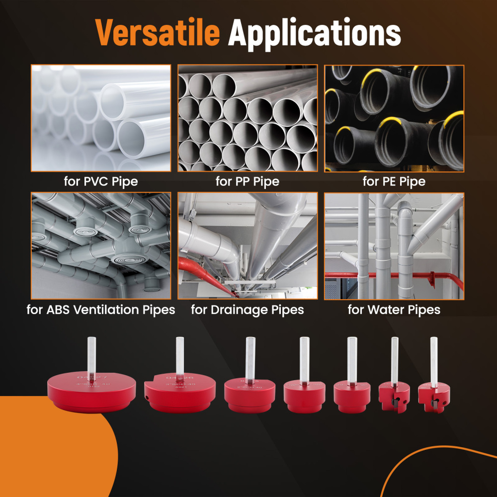 7pcs Pipe Fitting Reamer Fit into standard 1/2 inch drill.Shaft Size: 3/8