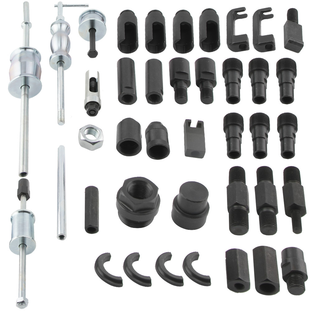 Complete Kit Auto Truck Diesel Injector Extractor Slide Hammer Puller Tool Kits