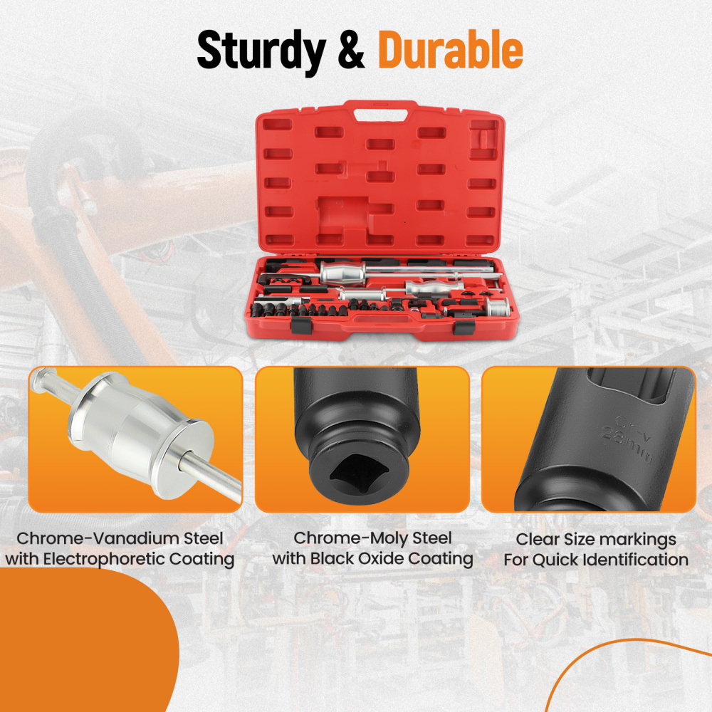 For BOSCH 40PCS Diesel Injector Extractor Nozzle Remover Puller Tool MASTER Kit 