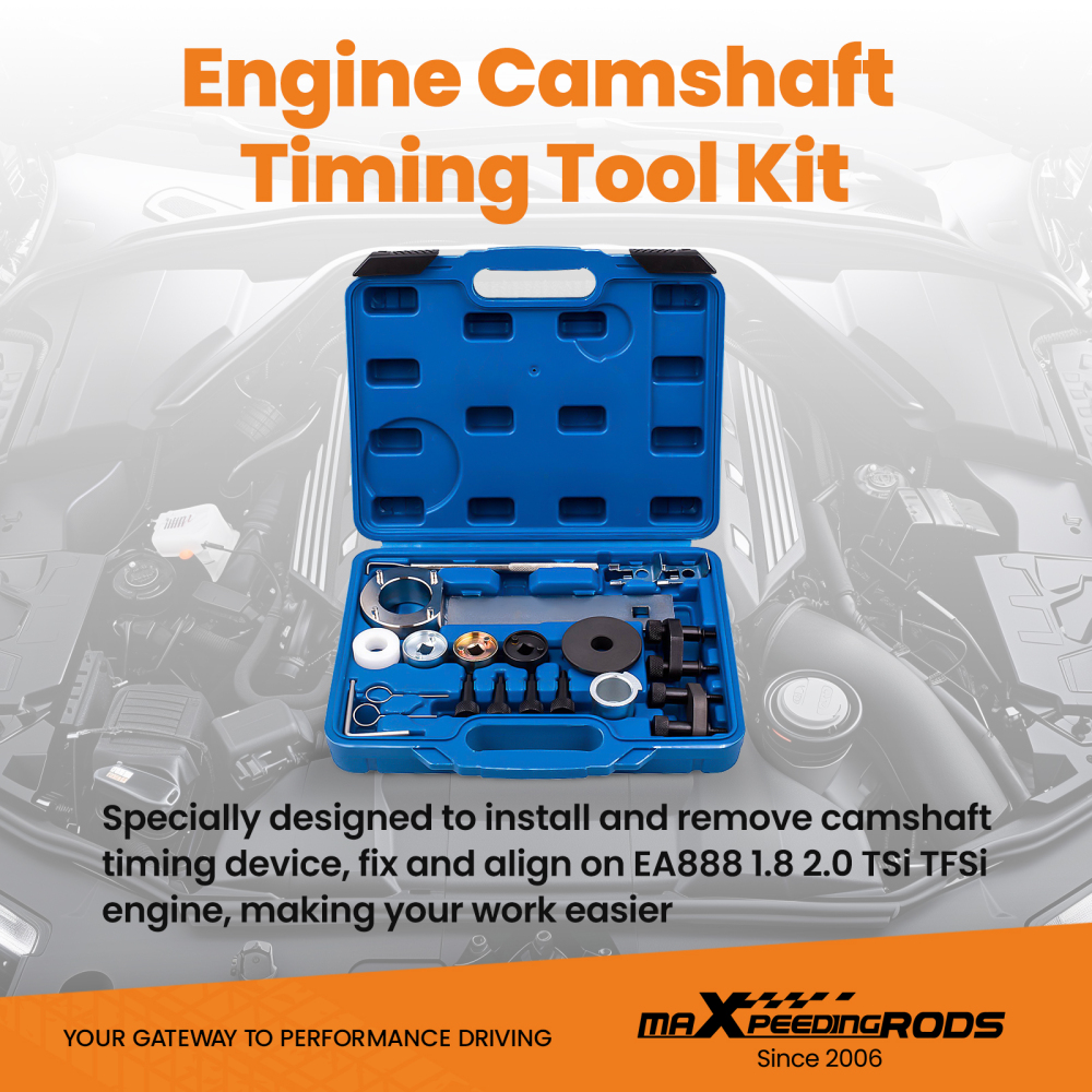 Compatible for Audi Compatible for VW 2.0 Turbo TFSI EOS GTI A3 A4 A5 A6 Q5 Timing Locking Tool Kit