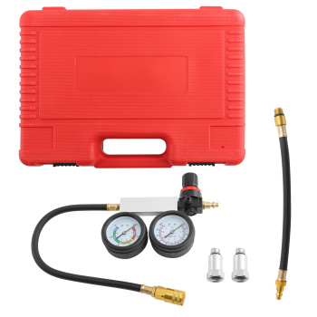 Cylinder Leak Tester Detector Petrol Engine Compression Leakdown Tool Kit