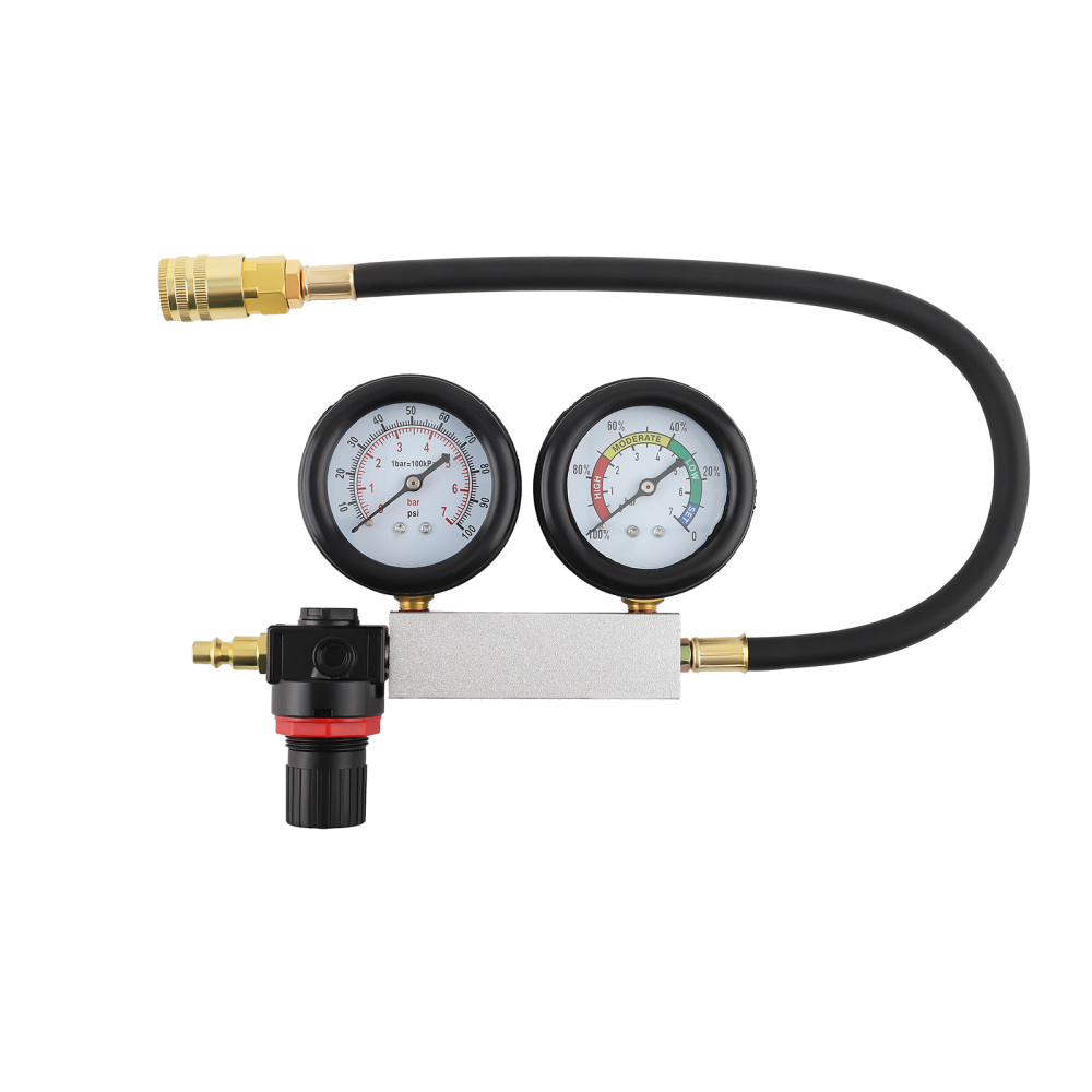 0-100PSI COMPROBADOR DE FUGAS DE CILINDRO - MEDIDOR DE PRESION DE CILINDRO