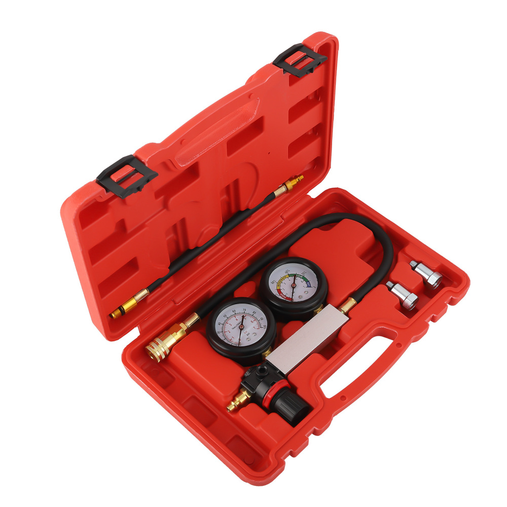 Cylinder Leakage Detector Tester Kit Petrol Engin Cylinder Leak Down Tester Kit
