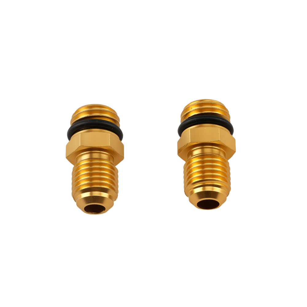 Compatible for AC Quick Connect Adapter Set for R134a System 1/4 SAE Male High Low Side Kit