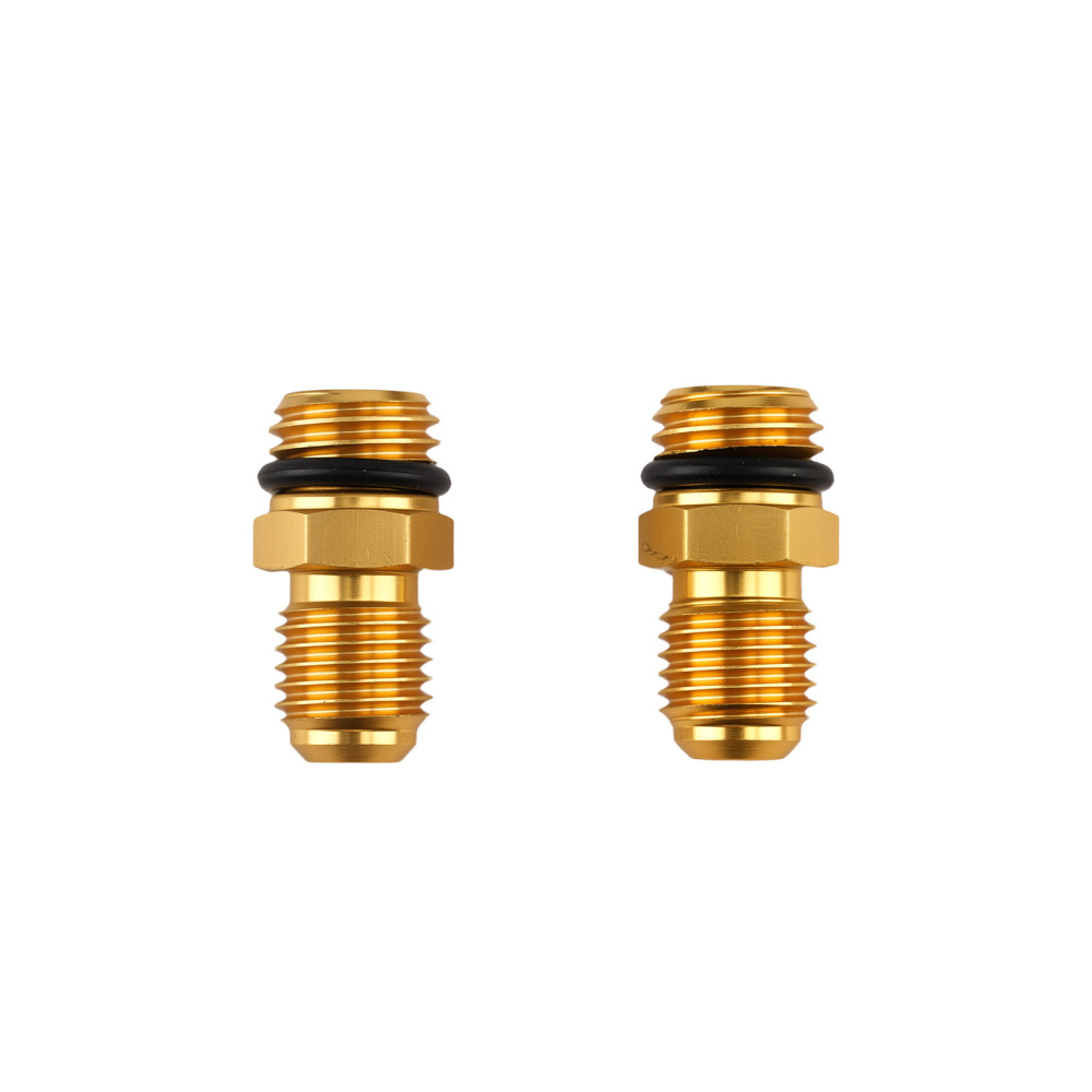 Compatible for AC Quick Connect Adapter Set for R134a System 1/4 SAE Male High Low Side Kit