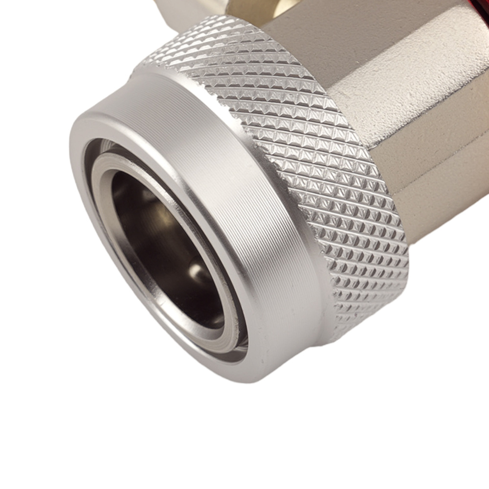 Compatible for AC Quick Connect Adapter Set for R134a System 1/4 SAE Male High Low Side Kit