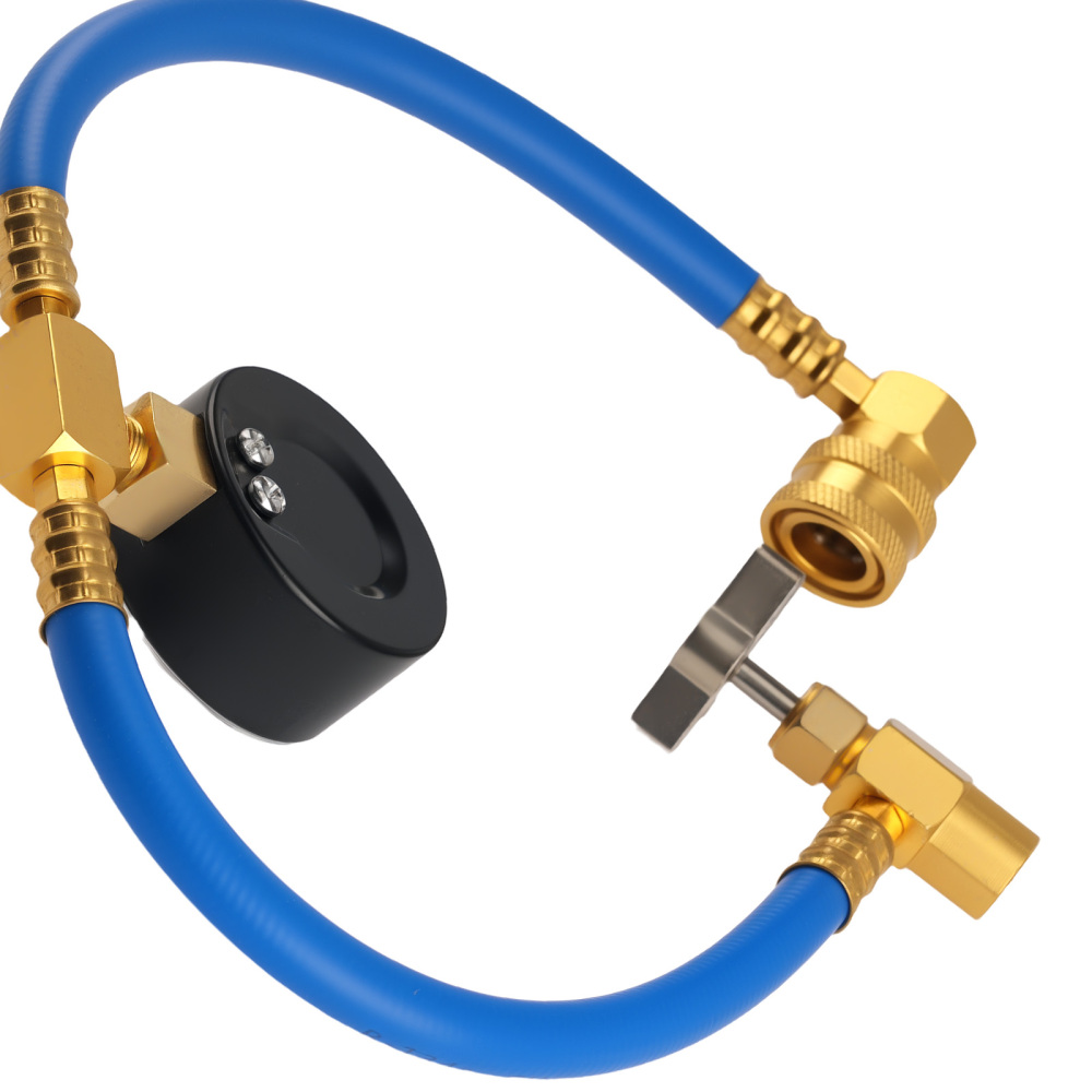 480mm compatible for AC Charging Hose R134A with Safety System Pressure Reading 0-350PSI