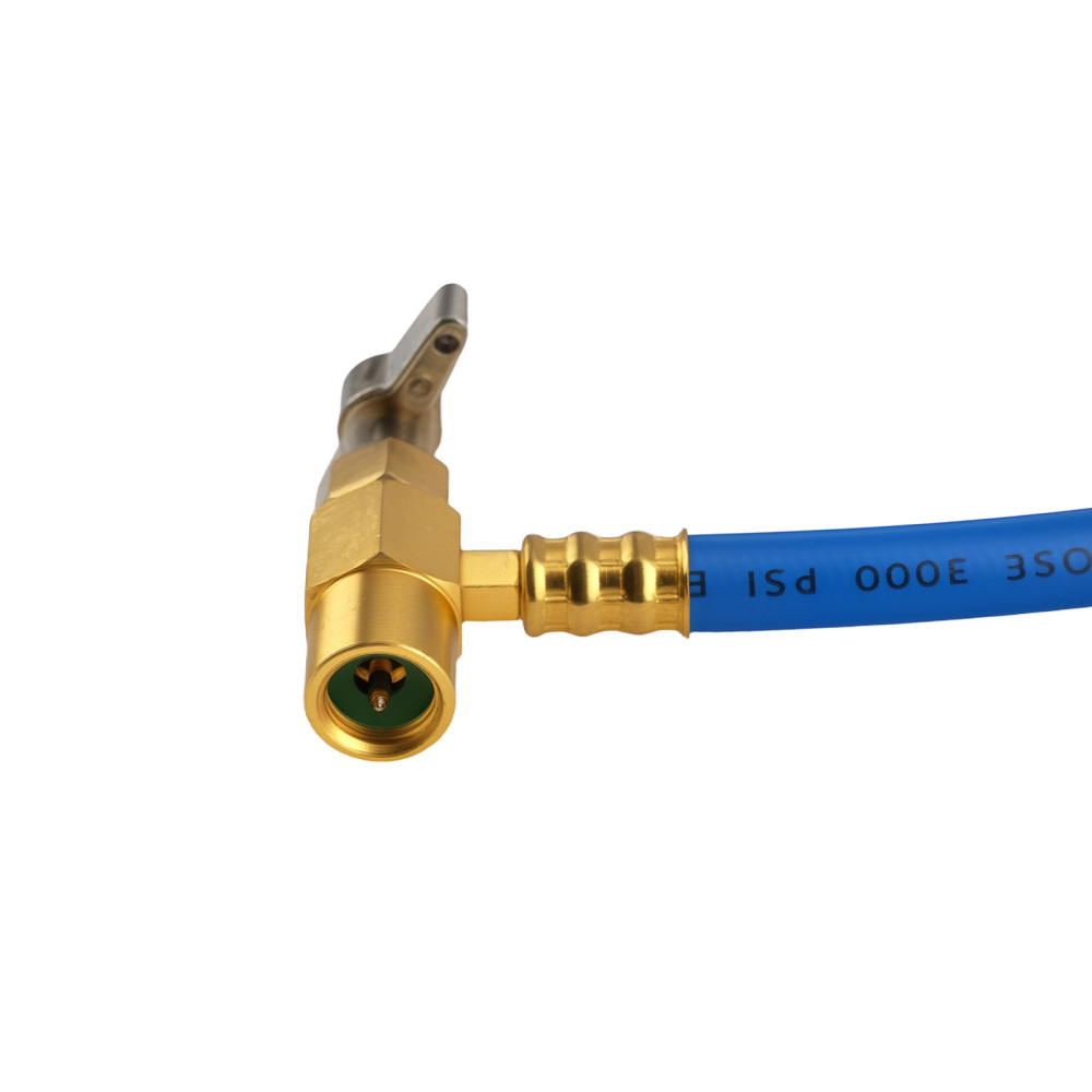 480mm compatible for AC Charging Hose R134A with Safety System Pressure Reading 0-350PSI