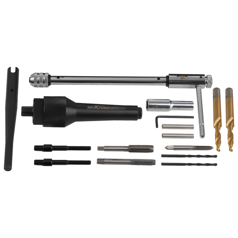 Damaged Glow Plug Removal Remover Tool Kit 16PC Set 8mm 10mm Glow Plugs