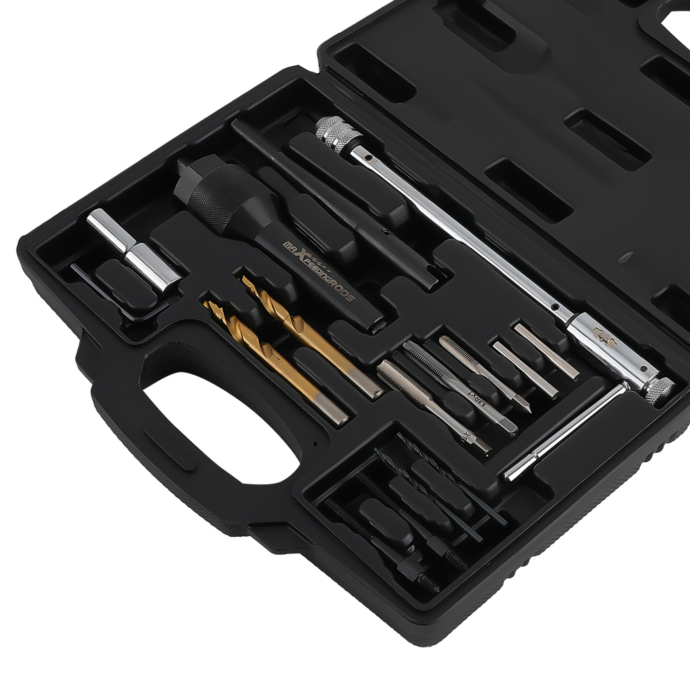 Damaged Glow Plug Removal Remover Tool Kit 16PC Set 8mm 10mm Glow Plugs