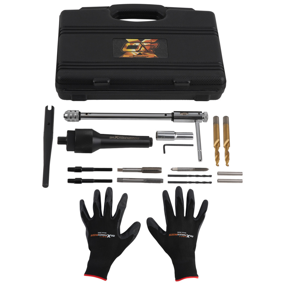 Damaged Glow Plug Removal Remover Tool Kit 16PC Set 8mm 10mm Glow Plugs