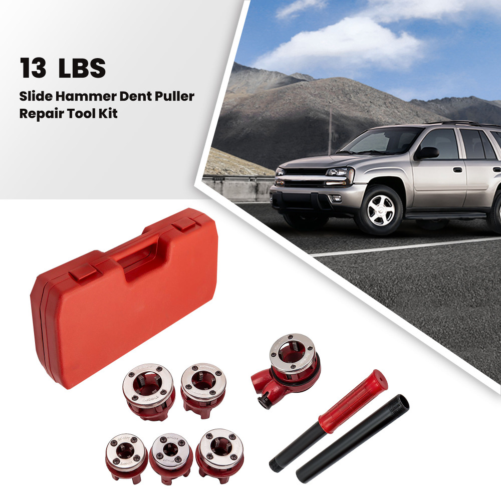 8x Pipe Threading Kit BSPT Thread Cutting Steel Threader Plumbers Set