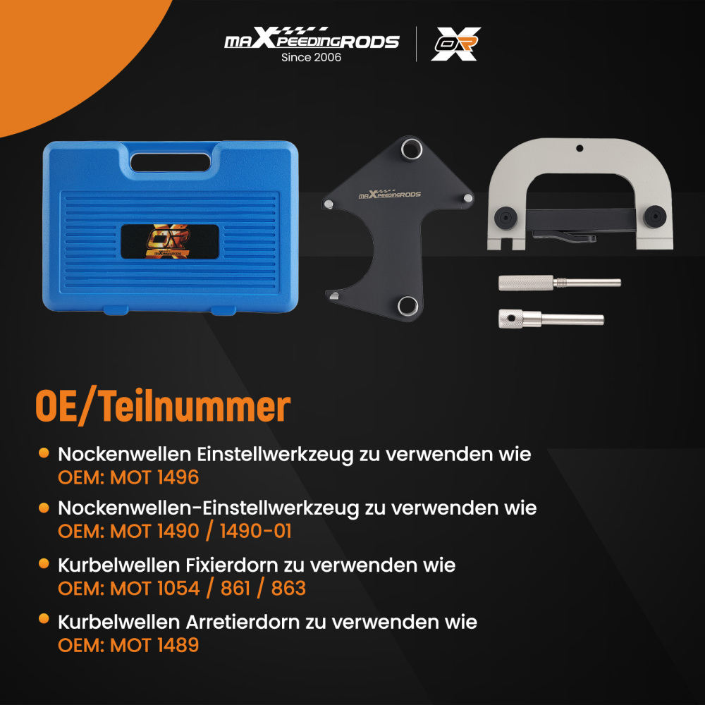 Timing Locking Setting Tool Kit compatible for Renault Clio Laguna Megane 1.8 & 2.0 16v