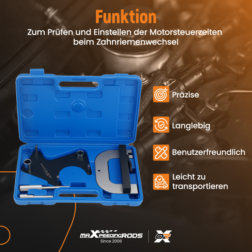 Timing Locking Setting Tool Kit compatible for Renault Clio Laguna Megane 1.8 & 2.0 16v