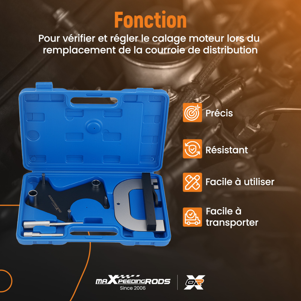 Timing Locking Setting Tool Kit compatible for Renault Clio Laguna Megane 1.8 & 2.0 16v