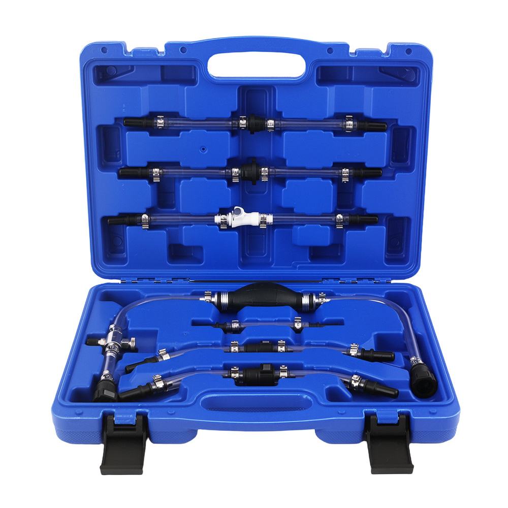 Fuel Line Tool Set compatible for Renault Ford PSA Clear Pipe Diesel Priming Bleeding Kit