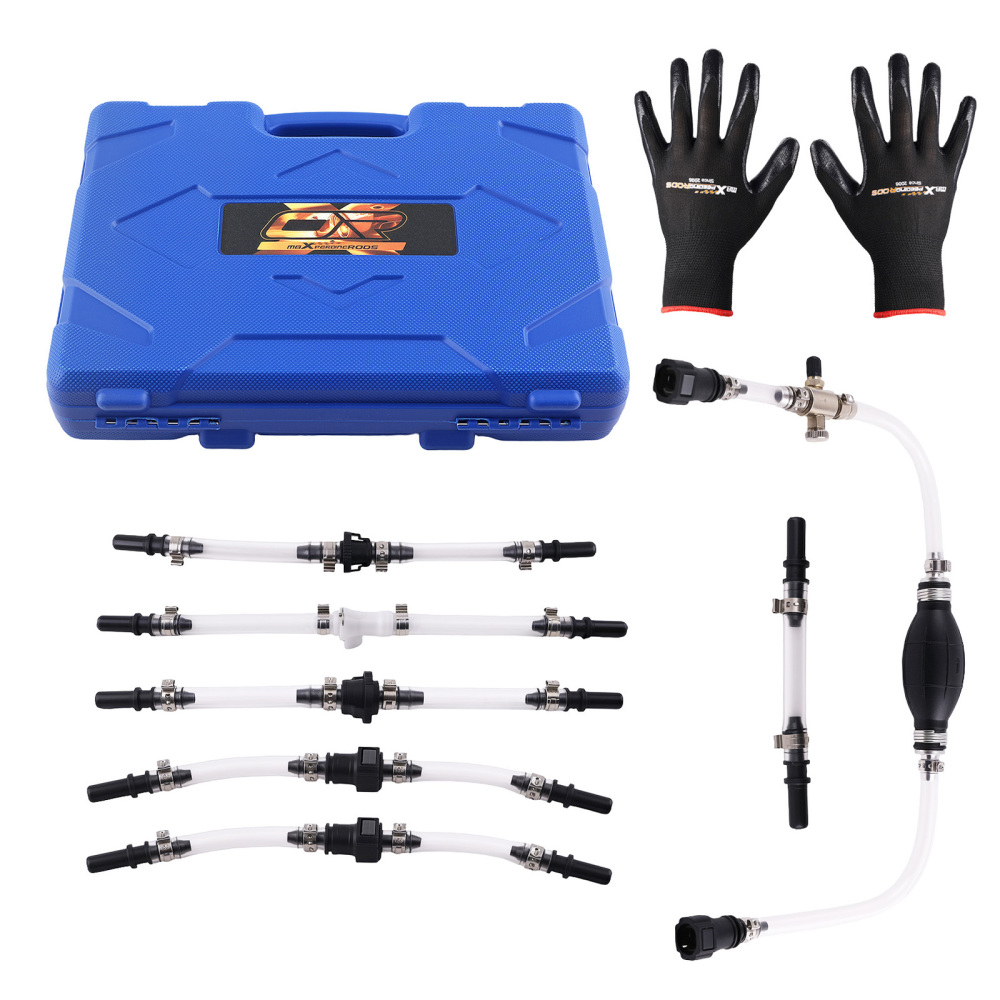 Fuel Line Tool Set compatible for Renault Ford PSA Clear Pipe Diesel Priming Bleeding Kit