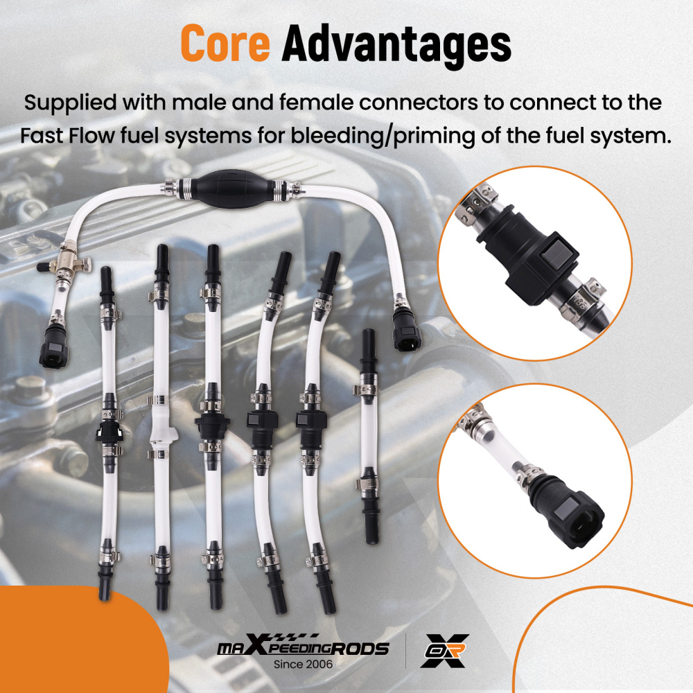 Automotive Bleeding Set compatible for Mercedes Vauxhall Clear Pipe Diesel Priming System