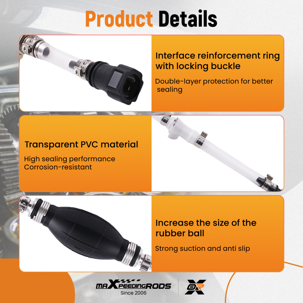 Automotive Bleeding Set compatible for Mercedes Vauxhall Clear Pipe Diesel Priming System