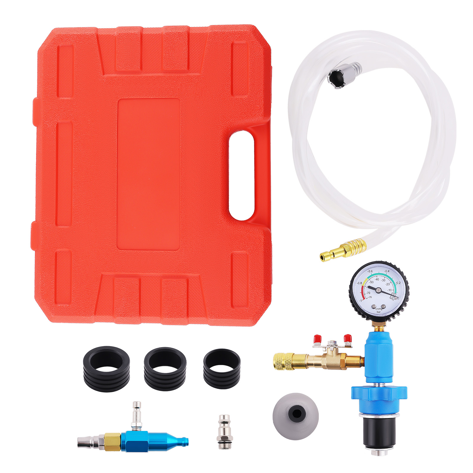 6Pcs Radiator Cooling System Vacuum Purge / Refill Hand Tools Kit Universal