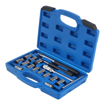 17pezzi Iniettore Diesel idraulici rimuove Kit iniezione Puller Strumento