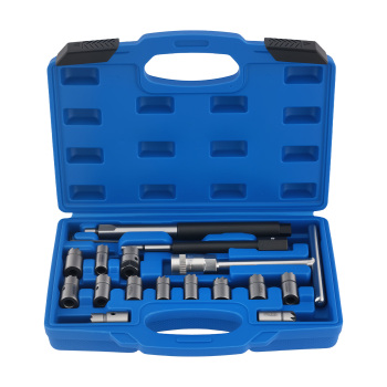 17pezzi Iniettore Diesel idraulici rimuove Kit iniezione Puller Strumento