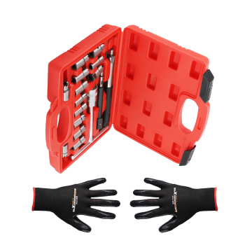 Diesel Inyector Asiento Cortador Limpiador Universal 17pcs compatible para Mercedes-Benz