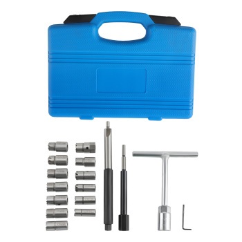 Compatible for BMW Mercedes compatible for Ford VW Audi CDI 17pcs Diesel Injector Seats Cutter Cleaner Set 
