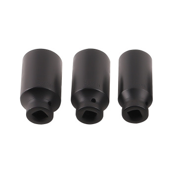 35pcs 1/2 6 Point Drive Deep Impact Socket Sockets Set Car Garage Tools Black