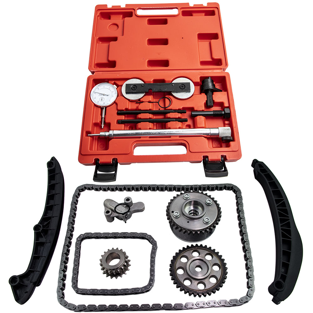 Timing Tool Kit compatible for VW Golf 1.4 1.6 FSI TSI Timing Chain Kit Tensioner Gears-image-TTK-T10171-LC-V2_TCK-EA111