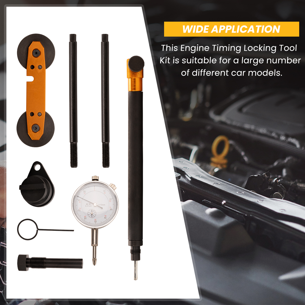 8PCS Engine Timing Locking Tool Kit Compatible for VAG 1.2/1.4/1.6 TSi TFSi FSI compatible for VW AUDI